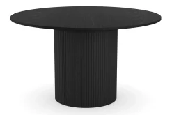 Kopparbo Runt Matbord 130 cm Förlängningsbar med illäggsskiva