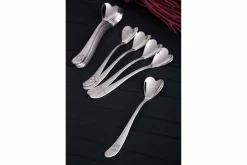Kosova Sked 12-pack 11 cm Hjärtform Rostfritt Stål