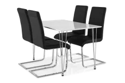 Kronblom Matgrupp 120 cm med 4 Cibus Stol