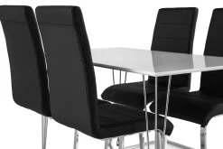 Kronblom Matgrupp 120 cm med 4 Cibus Stol