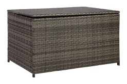 Kuddbox WICKER 122x52xH62cm brun