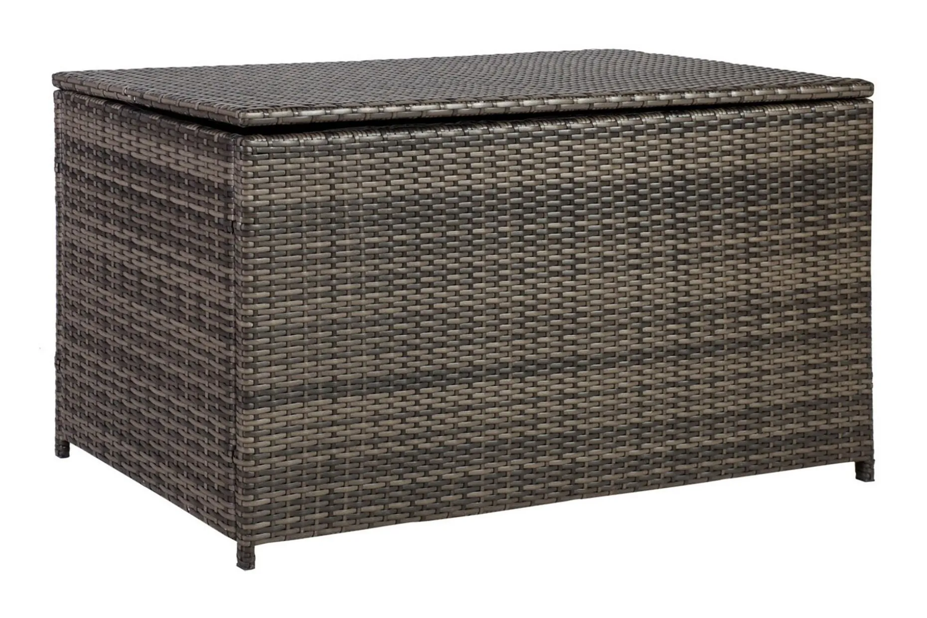 Kuddbox WICKER 122x52xH62cm brun