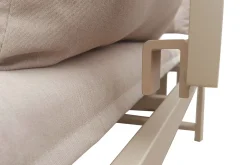 Lainelle 4-sits Soffgrupp för altan och terrass med beige dynor