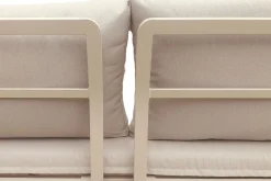 Lainelle 4-sits Soffgrupp för altan och terrass med beige dynor