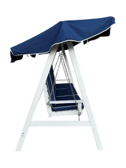 Landet Hammock Gungsoffa med tak i akacia trä inklusive dynor 195x125x159