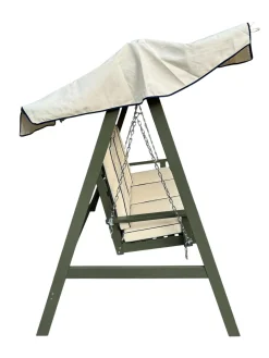 Landet Hammock Gungsoffa med tak i akacia trä inklusive dynor 195x125x159