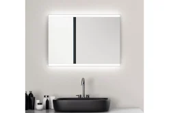 Lannabruk Badrumsspegel 70 cm LED-belysning