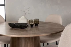 Lanzo Matgrupp 120 cm Rund med 4 Polar Stolar