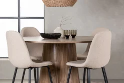 Lanzo Matgrupp 120 cm Rund med 4 Polar Stolar