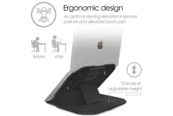 Laptopställ Desire2 2-in-1 360 Roterbar Svart