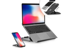 Laptopställ Desire2 2-in-1 360 Roterbar Svart