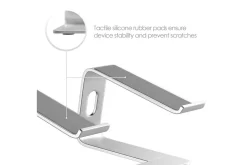 Laptopställ Desire2 Supreme Pro Aluminium Silver