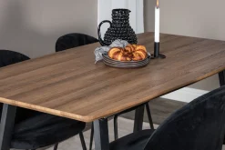 Leah Förlängningsbart Matbord med 4 st Foyos Matstol