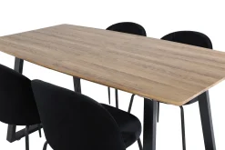 Leah Förlängningsbart Matbord med 4 st Foyos Matstol