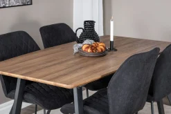Leah Förlängningsbart Matbord med 4 st Sumoas Matstol
