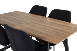 Leah Förlängningsbart Matbord med 4 st Sumoas Matstol