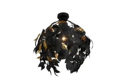 Leavy Plafond 38 cm E27 mattsvart