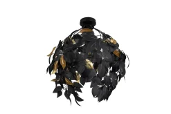 Leavy Plafond 38 cm E27 mattsvart