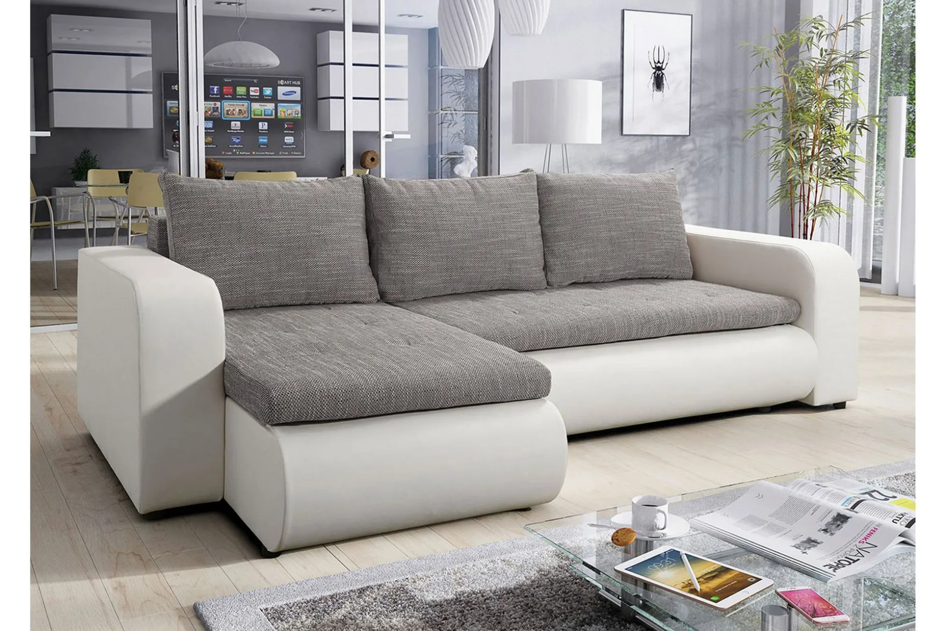 Lecanto 3-sits Bäddsoffa med Divan