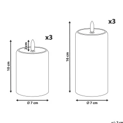LED-ljus Noisette Set med 6