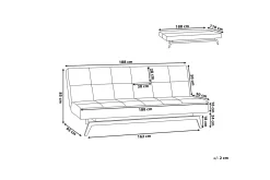 Leeds Bäddsoffa 188 cm