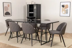 Leifa Matgrupp 200 cm inkl 6 Velvets Stolar