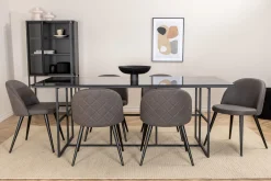 Leifa Matgrupp 200 cm inkl 6 Velvets Stolar