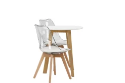 Leonora Matgrupp 65 cm Rund med 2 Edvin stolar