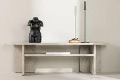 Ålesund Travertin Tv-bänk 140x40 cm