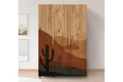 Leva Garderob 120x189 cm Brun