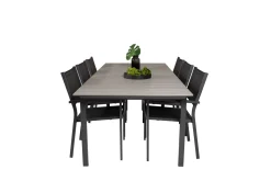 Levels Matgrupp Utomhus 230-310 cm Rektangulär med 6 Copacabana Utestolar