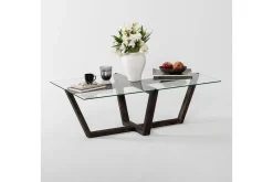 Liepene Soffbord 105x65 cm Svart