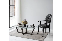 Liepene Soffbord 105x65 cm Svart