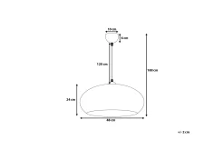 Limnatis Taklampa 48 cm