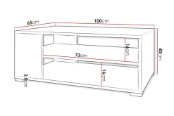 Lindesberg Soffbord 100 cm