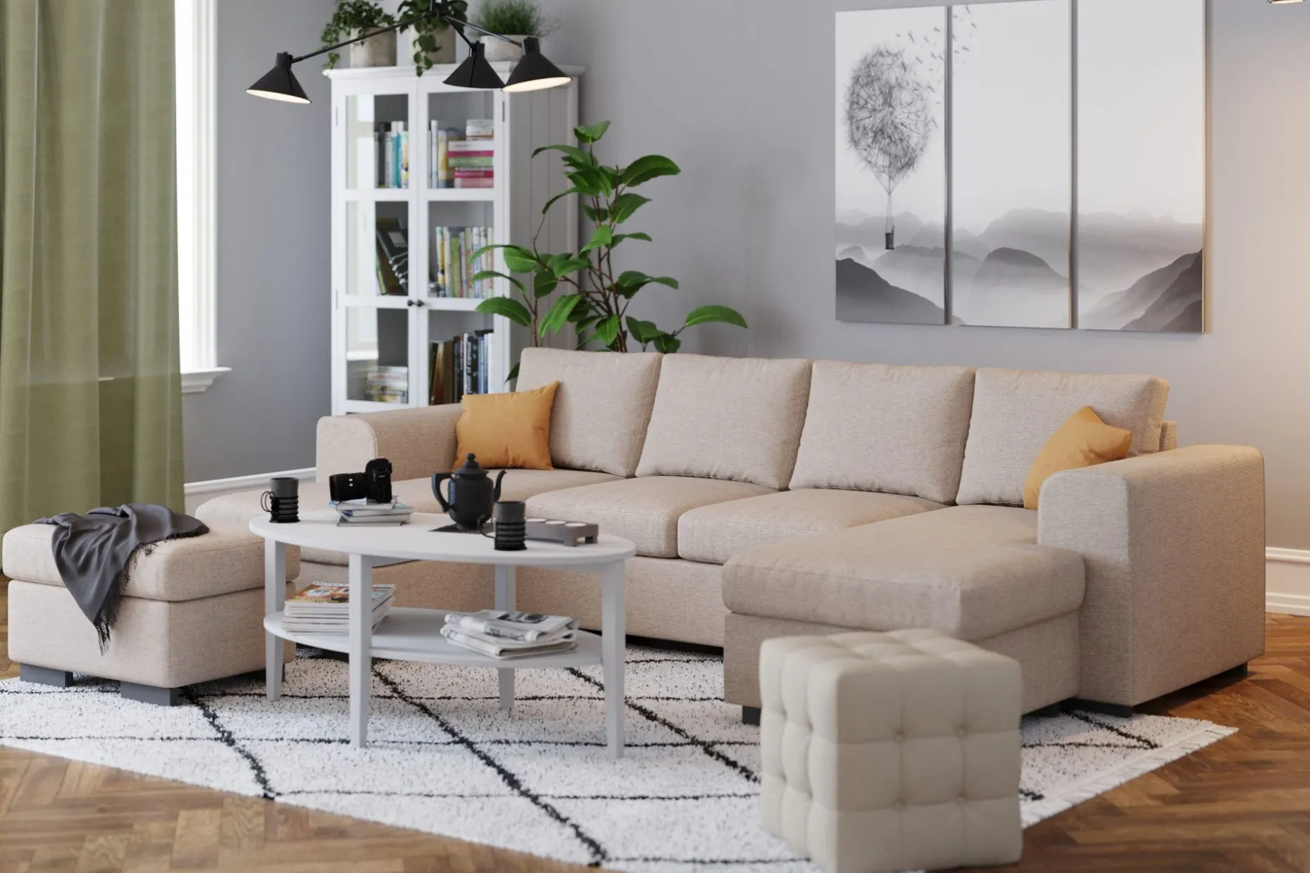 Link Dubbeldivansoffa 4-sits