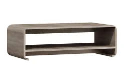 Linksa Soffbord 120 cm med Förvaring Hylla Beige||Grey