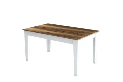 Lissione Matbord 145x88 cm Brun/Vit