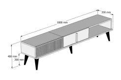 Lissione Tv-bänk 180 cm