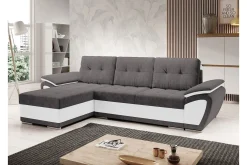 Listowel 3-sits Hörnbäddsoffa White