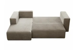 Listowel 3-sits Hörnbäddsoffa Brown