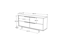 Liyakat Konsollbord 160 cm