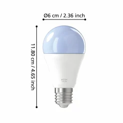 Ljuskälla 2xLM-ZIG-RGB/CCT E27 A60 9W Opal