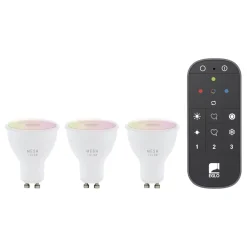 Ljuskälla 3xLM-ZIG-RGB/CCT GU10 4,5W+1XFB