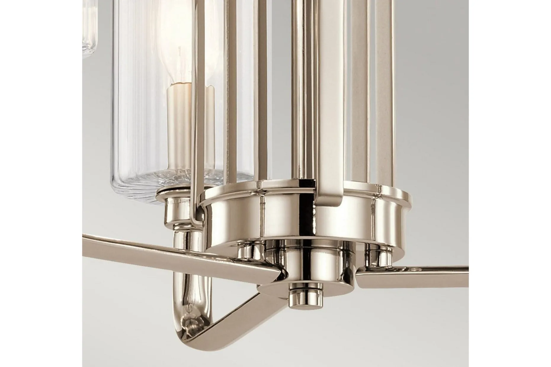 Ljuskrona Kichler Kimrose 374x459 mm, Polerad Nickel