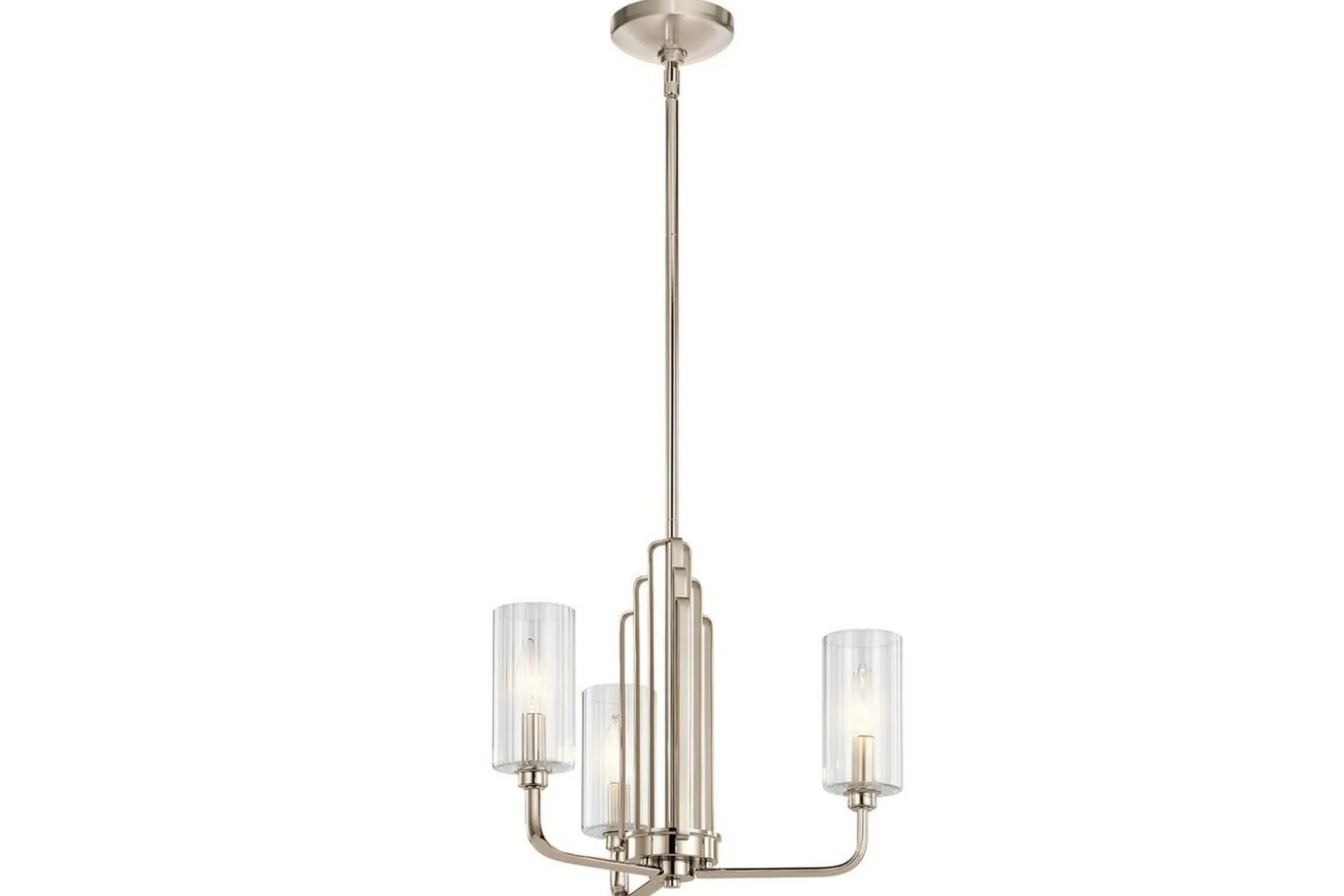 Ljuskrona Kichler Kimrose 374x459 mm, Polerad Nickel