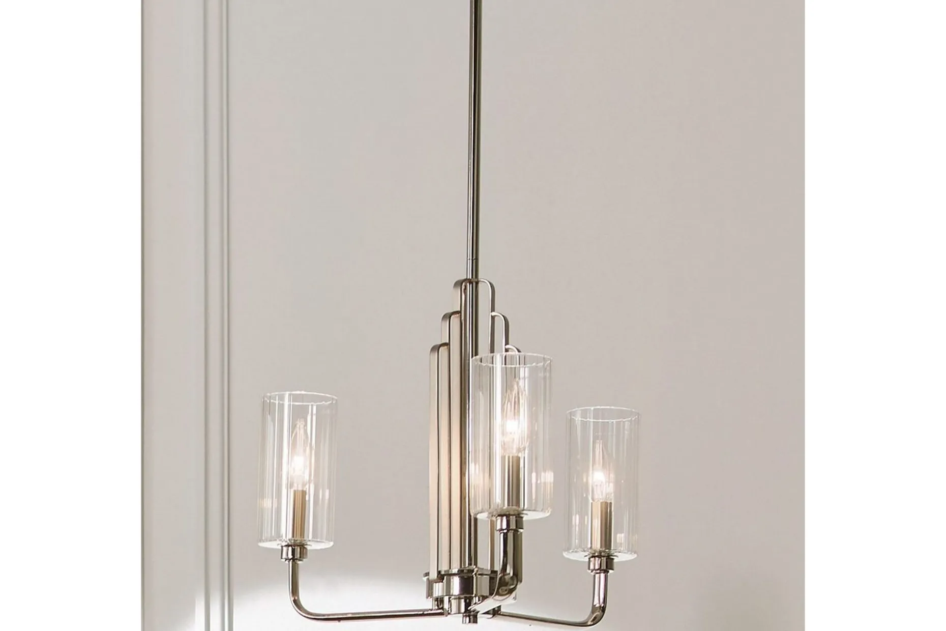 Ljuskrona Kichler Kimrose 374x459 mm, Polerad Nickel