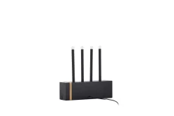 Ljusstake & kandelaber för bord Venture Home Fjällberget Ljusstake Black