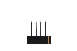 Ljusstake & kandelaber för bord Venture Home Fjällberget Ljusstake Black