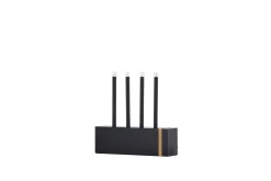 Ljusstake & kandelaber för bord Venture Home Fjällberget Ljusstake Black
